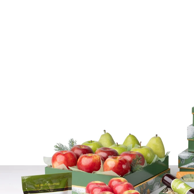 Torre Grand de 12 cajas de The Fruit Company.