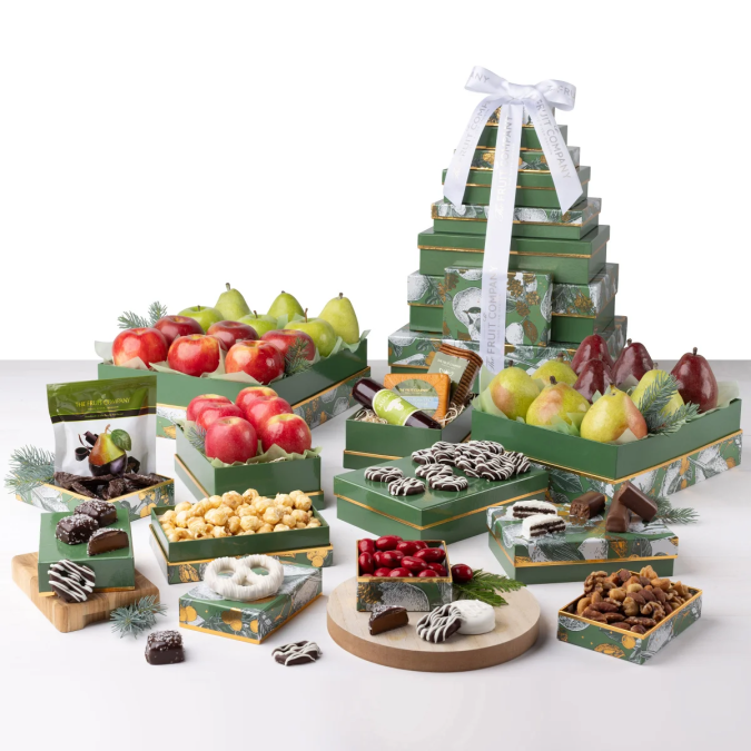 Torre Grand de 12 cajas de The Fruit Company.