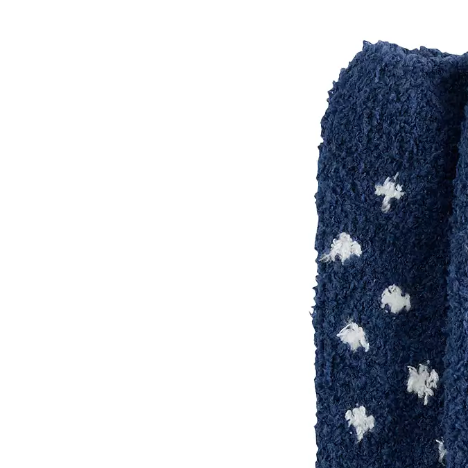 Calcetines cómodos de mujer con diseño de flamencos de Papá Noel de SHINE.