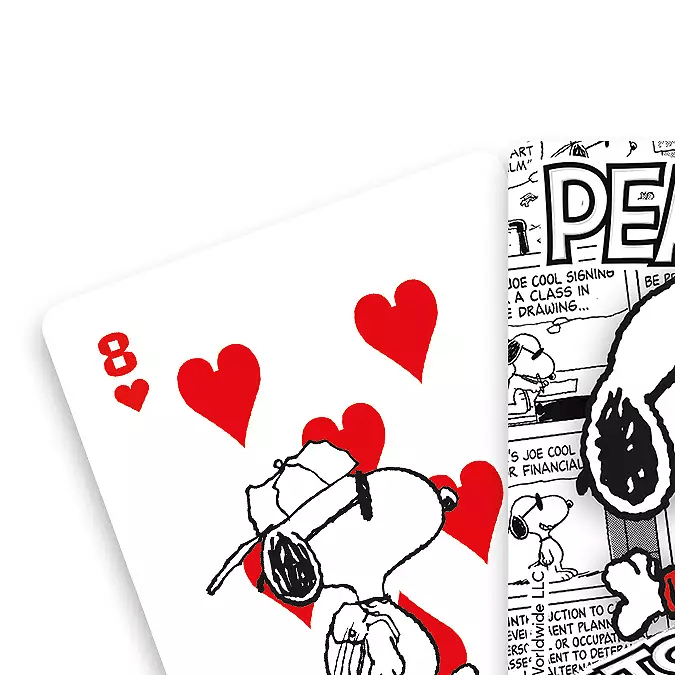 Baraja de cartas divertidas de Peanuts Joe de Aquarius.