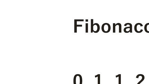Primer plano de una lista de números de Fibonacci escrita en papel en una máquina de escribir antigua.