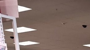 Cartel del Black Friday en una tienda Target que anuncia ofertas especiales navideñas en toda la tienda para la gran venta.