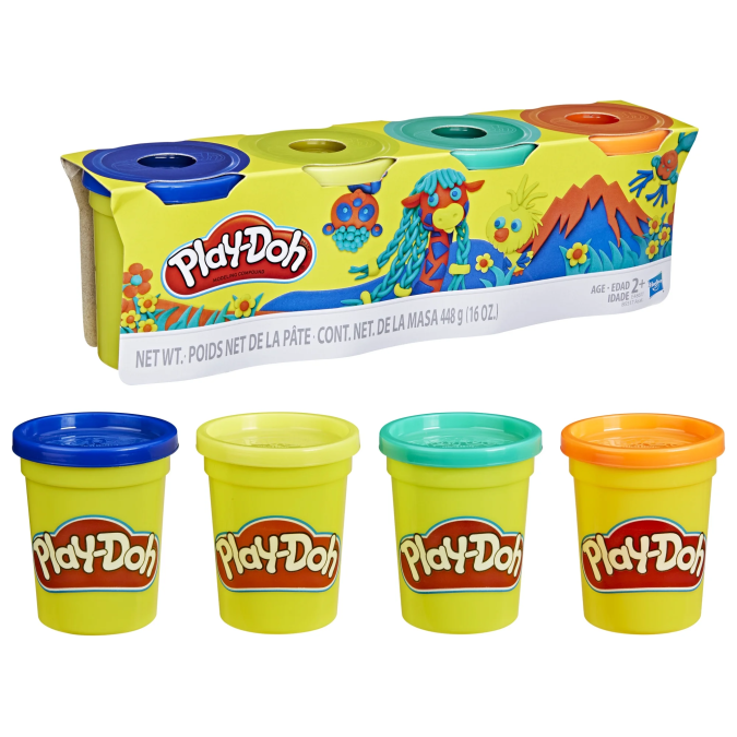 Paquete de 4 Play-Doh.