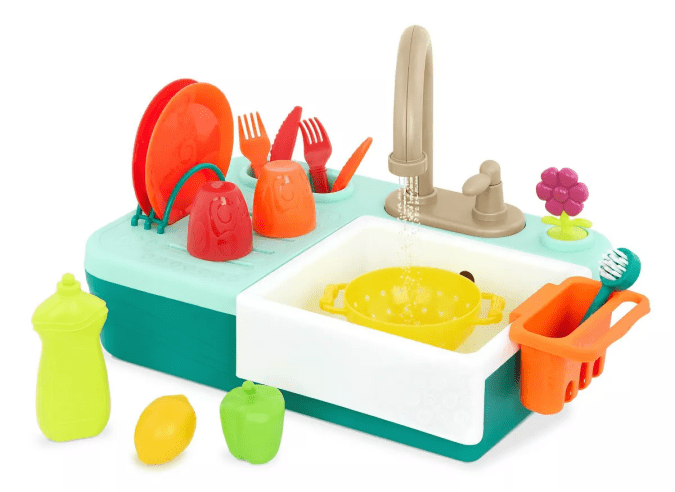 Fregadero de agua corriente de B. toys.