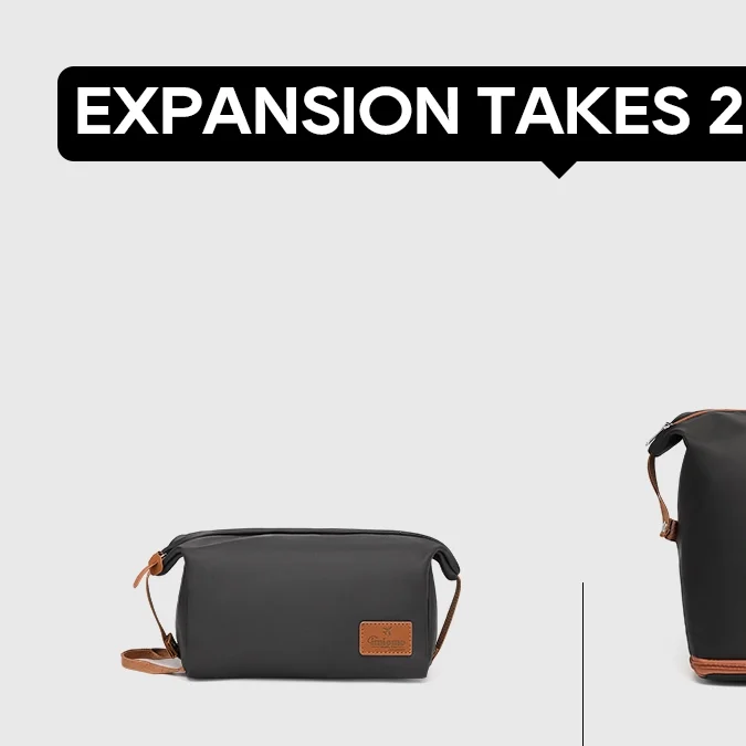 Maleta de viaje expandible con bolsa a juego Joyway.