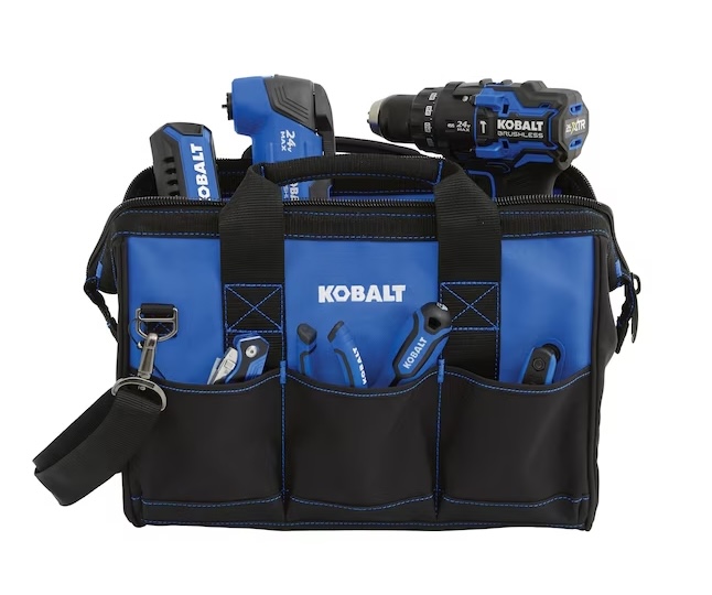 Bolsa de herramientas con cierre Kobalt.