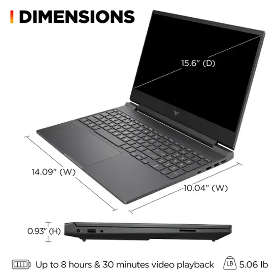 HP - Laptop para juegos Victus 15.6".