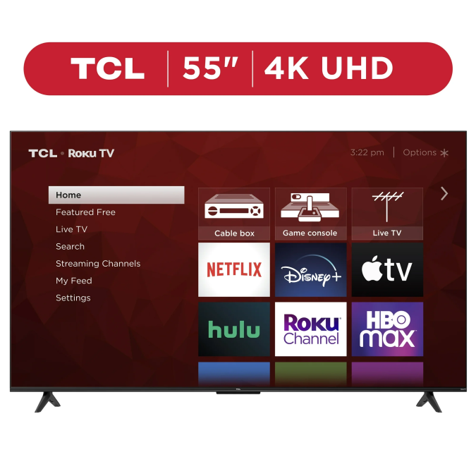 Televisión TCL 55” Class S4.