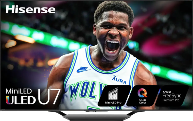 Televisor Hisense 65" Class U7 Series.