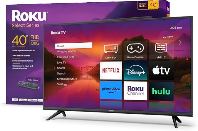 Televisor Roku Smart TV.