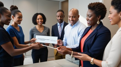 Cheque de estímulo para afroamericanos