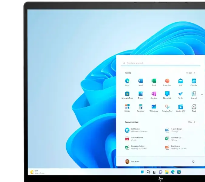 Laptop HP Envy 16”.