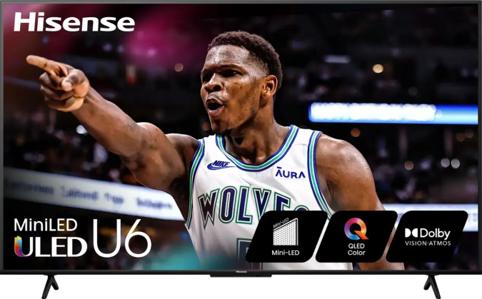 Televisor inteligente Hisense QLED UHD 4K de 75".