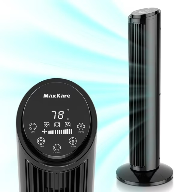 Ventilador de torre oscilante MAXKARE.