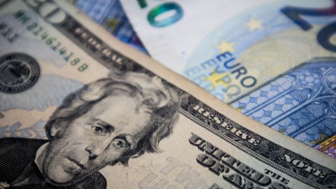 Euro y dólar