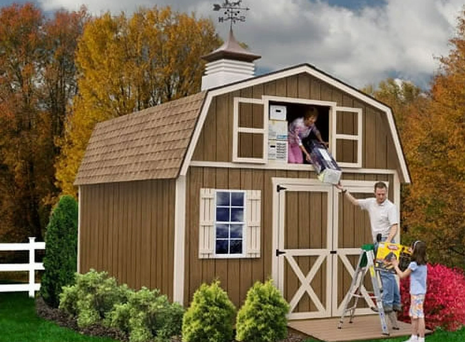 Kit de cobertizo Best Barn Mill Creek.