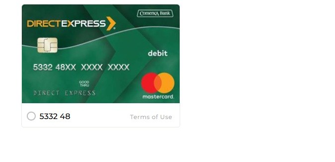 Tarjeta Direct Express