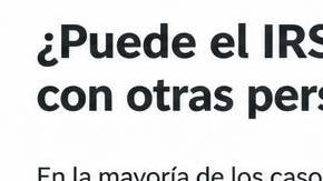 Latina revisa su IRS