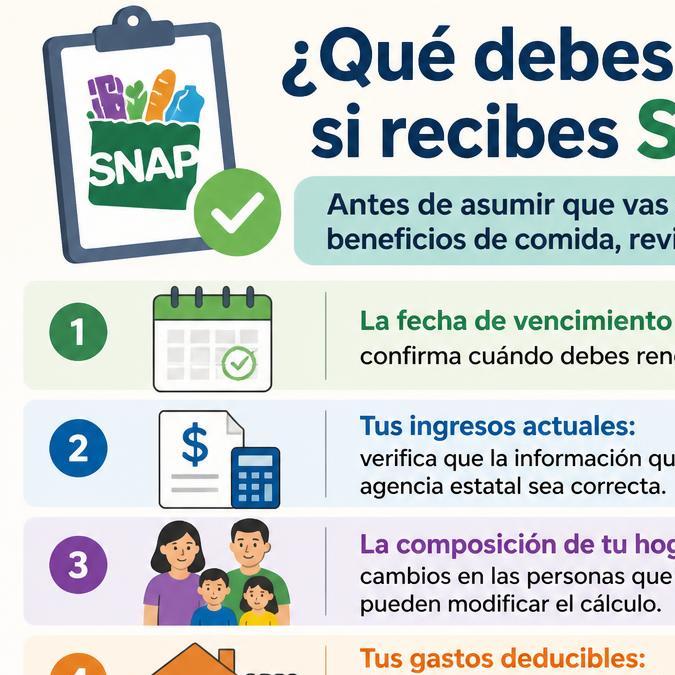 Qué debes revisar si recibes SNAP